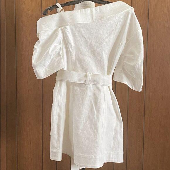 Cinq à Sept Milly Belted Stretch Denim Dress size 2 - Picture 7 of 11